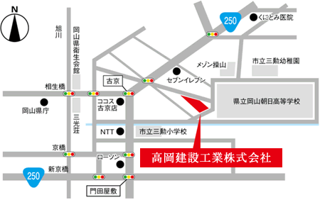 高岡建設工業 地図